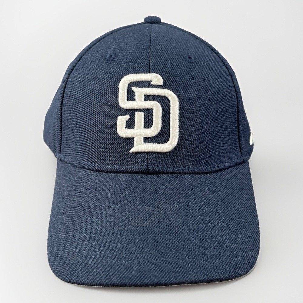 Vintage San Diego Padres Nike Strap Back Hat Cap VTG Wool Blend - NEW